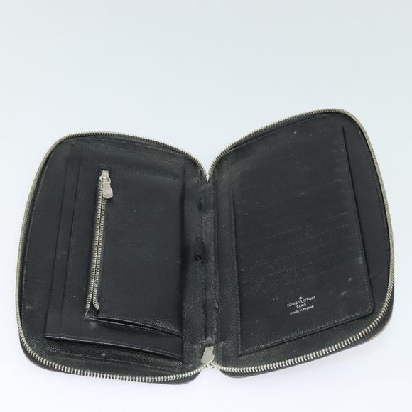 LOUIS VUITTON Damier Graphite Organizer Atoll Travel Case N48255 LV Auth 123607