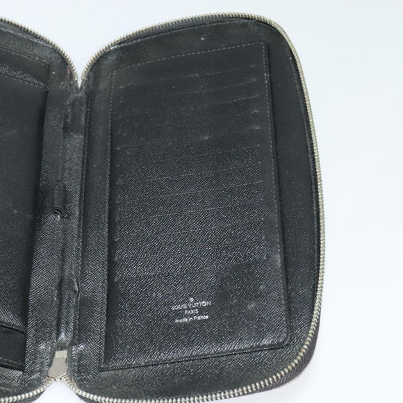 LOUIS VUITTON Damier Graphite Organizer Atoll Travel Case N48255 LV Auth 123607