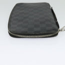 LOUIS VUITTON Damier Graphite Organizer Atoll Travel Case N48255 LV Auth 123607-5