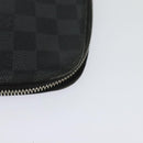 LOUIS VUITTON Damier Graphite Organizer Atoll Travel Case N48255 LV Auth 123607-14