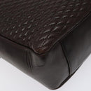 BALLY Quilted Chain Shoulder Bag Leather Black Gold Auth 123611-13