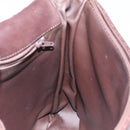 BALLY Quilted Chain Shoulder Bag Leather Black Gold Auth 123611-18