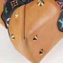 LOUIS VUITTON Monogram Multicolor Judy MM Bag 2Way Black M40256 LV Auth 123618V-9