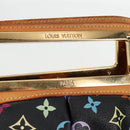LOUIS VUITTON Monogram Multicolor Judy MM Bag 2Way Black M40256 LV Auth 123618V-18