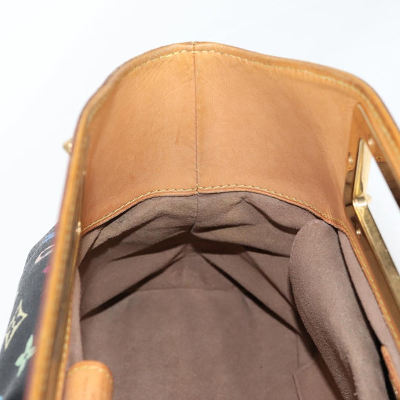 LOUIS VUITTON Monogram Multicolor Judy MM Bag 2Way Black M40256 LV Auth 123618V