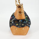 LOUIS VUITTON Monogram Multicolor Judy MM Bag 2Way Black M40256 LV Auth 123618V-3