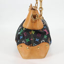 LOUIS VUITTON Monogram Multicolor Judy MM Bag 2Way Black M40256 LV Auth 123618V-4