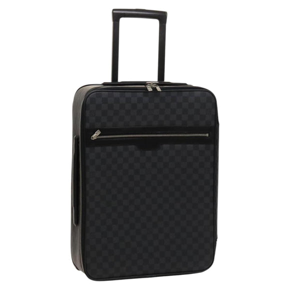 LOUIS VUITTON Damier Graphite Pegas 55 suitcase N23300 LV Auth 123620