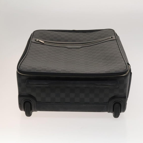 LOUIS VUITTON Damier Graphite Pegas 55 suitcase N23300 LV Auth 123620