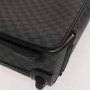 LOUIS VUITTON Damier Graphite Pegas 55 suitcase N23300 LV Auth 123620-19