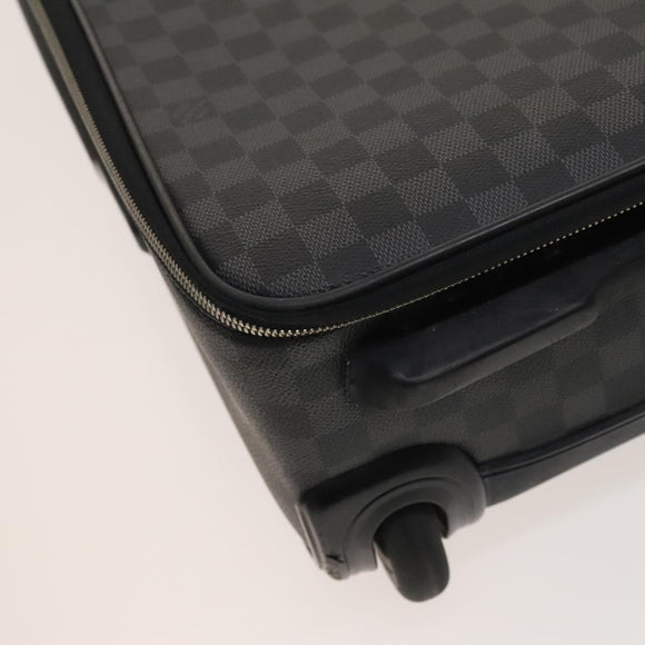 LOUIS VUITTON Damier Graphite Pegas 55 suitcase N23300 LV Auth 123620