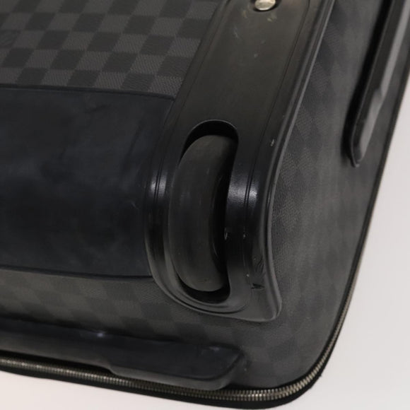 LOUIS VUITTON Damier Graphite Pegas 55 suitcase N23300 LV Auth 123620
