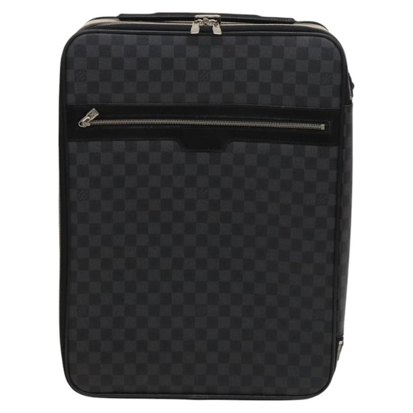 LOUIS VUITTON Damier Graphite Pegas 55 suitcase N23300 LV Auth 123620