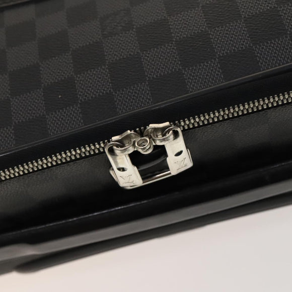 LOUIS VUITTON Damier Graphite Pegas 55 suitcase N23300 LV Auth 123620