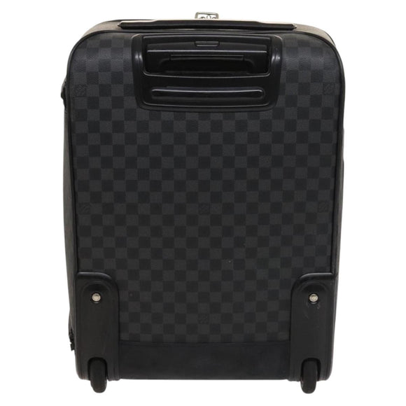 LOUIS VUITTON Damier Graphite Pegas 55 suitcase N23300 LV Auth 123620