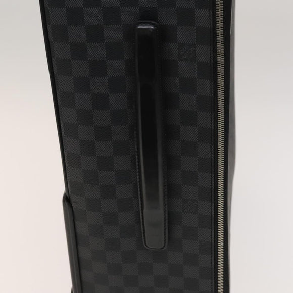 LOUIS VUITTON Damier Graphite Pegas 55 suitcase N23300 LV Auth 123620