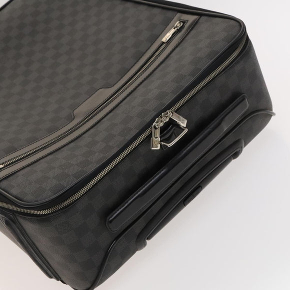 LOUIS VUITTON Damier Graphite Pegas 55 suitcase N23300 LV Auth 123620