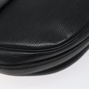 LOUIS VUITTON Epi Jeune Fille MM Shoulder Bag Black M52152 LV Auth 123658-16