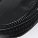LOUIS VUITTON Epi Jeune Fille MM Shoulder Bag Black M52152 LV Auth 123658-18