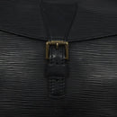 LOUIS VUITTON Epi Jeune Fille MM Shoulder Bag Black M52152 LV Auth 123658-19