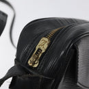 LOUIS VUITTON Epi Jeune Fille MM Shoulder Bag Black M52152 LV Auth 123658-8