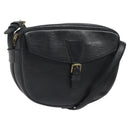 LOUIS VUITTON Epi Jeune Fille MM Shoulder Bag Black M52152 LV Auth 123658-1