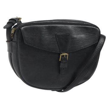 LOUIS VUITTON Epi Jeune Fille MM Shoulder Bag Black M52152 LV Auth 123658