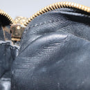 LOUIS VUITTON Epi Jeune Fille MM Shoulder Bag Black M52152 LV Auth 123658-12