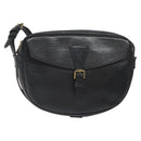LOUIS VUITTON Epi Jeune Fille MM Shoulder Bag Black M52152 LV Auth 123658-13