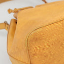 LOUIS VUITTON Epi Petit Noe Shoulder Bag Yellow M44109 LV Auth 123666-15