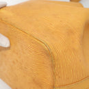 LOUIS VUITTON Epi Petit Noe Shoulder Bag Yellow M44109 LV Auth 123666-16