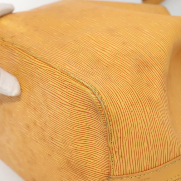 LOUIS VUITTON Epi Petit Noe Shoulder Bag Yellow M44109 LV Auth 123666