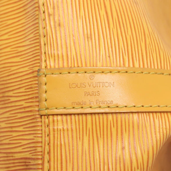 LOUIS VUITTON Epi Petit Noe Shoulder Bag Yellow M44109 LV Auth 123666