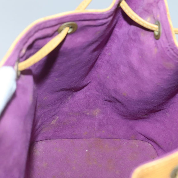 LOUIS VUITTON Epi Petit Noe Shoulder Bag Yellow M44109 LV Auth 123666