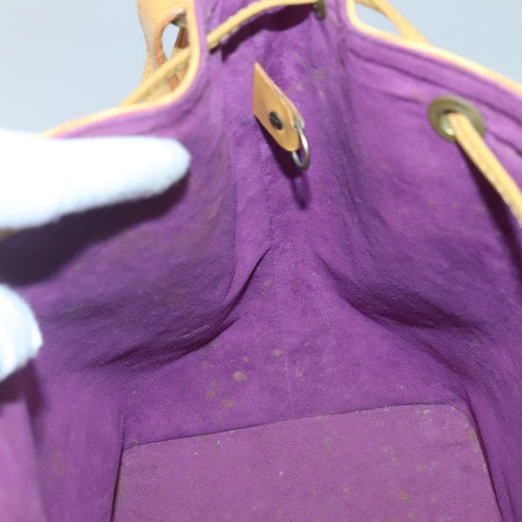 LOUIS VUITTON Epi Petit Noe Shoulder Bag Yellow M44109 LV Auth 123666