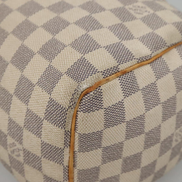 LOUIS VUITTON Damier Azur Speedy 25 Hand Bag N41534 LV Auth 123667