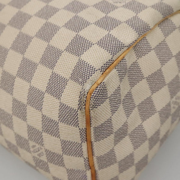 LOUIS VUITTON Damier Azur Speedy 25 Hand Bag N41534 LV Auth 123667