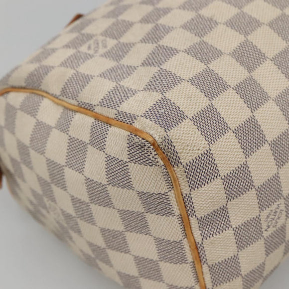 LOUIS VUITTON Damier Azur Speedy 25 Hand Bag N41534 LV Auth 123667