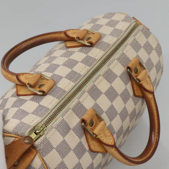 LOUIS VUITTON Damier Azur Speedy 25 Hand Bag N41534 LV Auth 123667