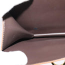 Salvatore Ferragamo Gancini Shoulder Bag Leather 2way Brown Gold Auth 123668-20