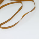 Salvatore Ferragamo Gancini Shoulder Bag Leather 2way Brown Gold Auth 123668-7