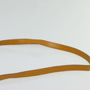 Salvatore Ferragamo Gancini Shoulder Bag Leather 2way Brown Gold Auth 123668-8