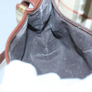 Burberrys Nova Check Shoulder Bag PVC Beige Gold Auth 123676-18