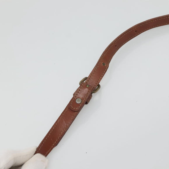 Burberrys Nova Check Shoulder Bag PVC Beige Gold Auth 123676