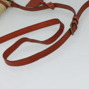 BURBERRY Blue Label Shoulder Bag Straw Beige Auth 123677-7