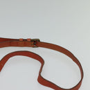 BURBERRY Blue Label Shoulder Bag Straw Beige Auth 123677-8