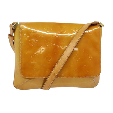 LOUIS VUITTON Monogram Vernis Thompson Street Bag Beige M91301 LV Auth 123678