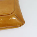 LOUIS VUITTON Monogram Vernis Thompson Street Bag Beige M91301 LV Auth 123678-16