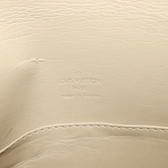 LOUIS VUITTON Monogram Vernis Thompson Street Bag Beige M91301 LV Auth 123678