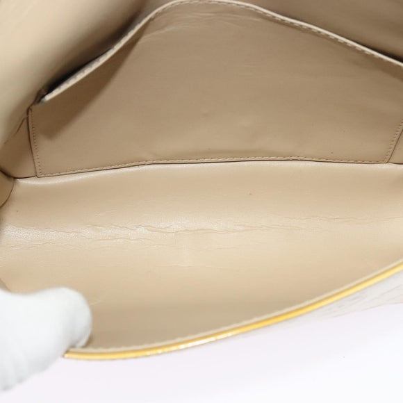 LOUIS VUITTON Monogram Vernis Thompson Street Bag Beige M91301 LV Auth 123678